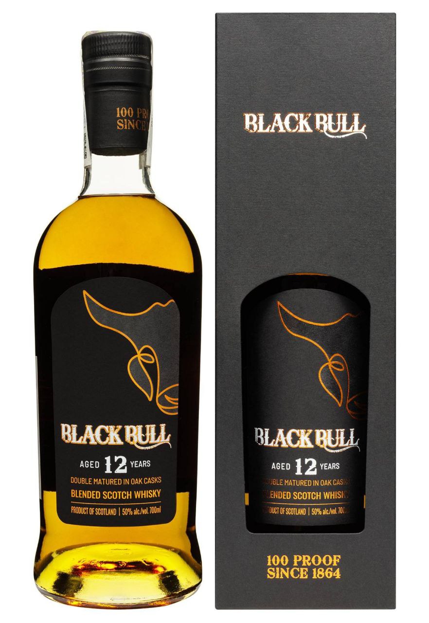 Віскі Black Bull 12 y.o. 50% 0.7 л gift box